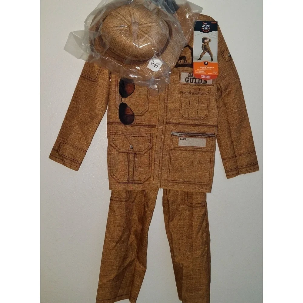 NEW Safari Guide Halloween Costume LARGE